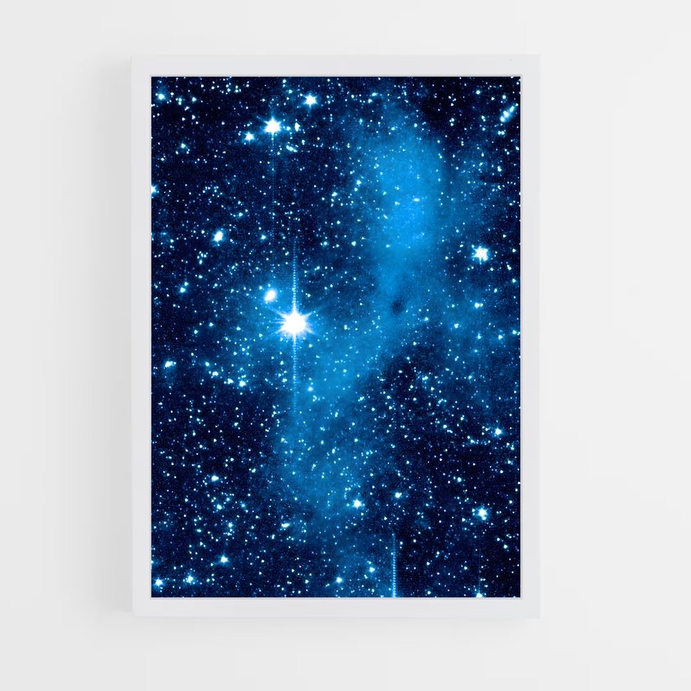 Poster Nébuleuse Pleiades – affiche Étoiles (vue 3)